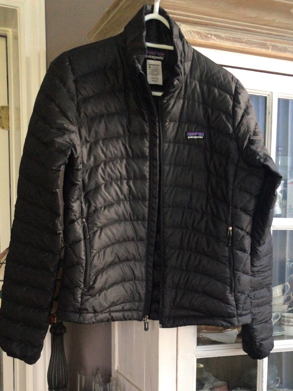 Patagonia Women's Black Goosedown Quilted Puffer Jacket, S